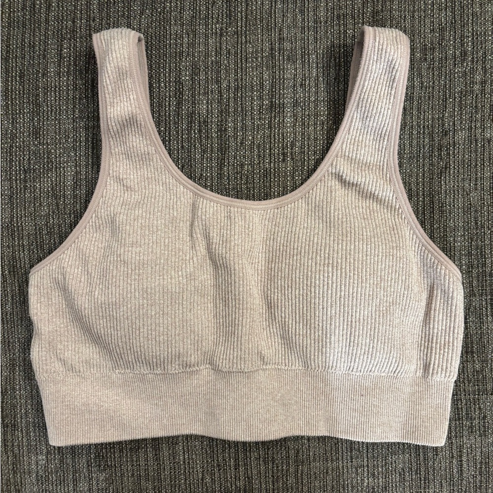 Aerie Ribbed Bra Size L